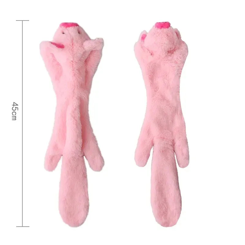 Funny animal dog toy with squeakers