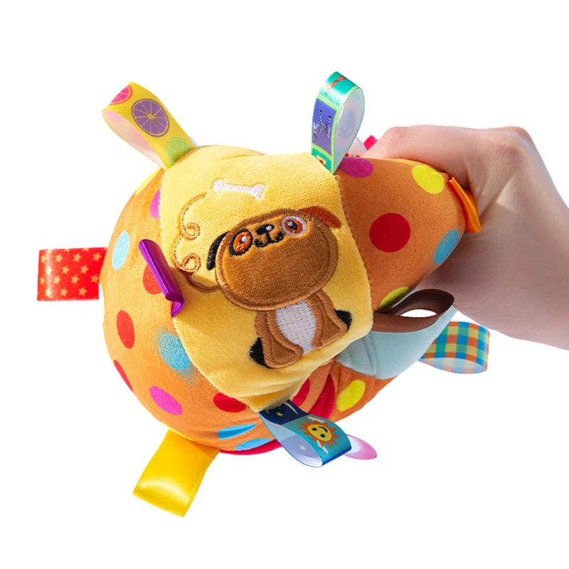 Interactive ball dog toy for aggressive chewers training
