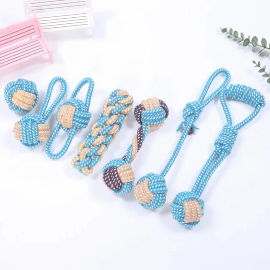 Cotton rope ball toy for dogs