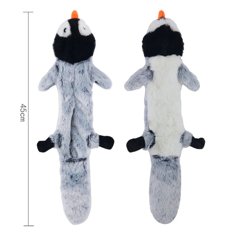Funny animal dog toy with squeakers