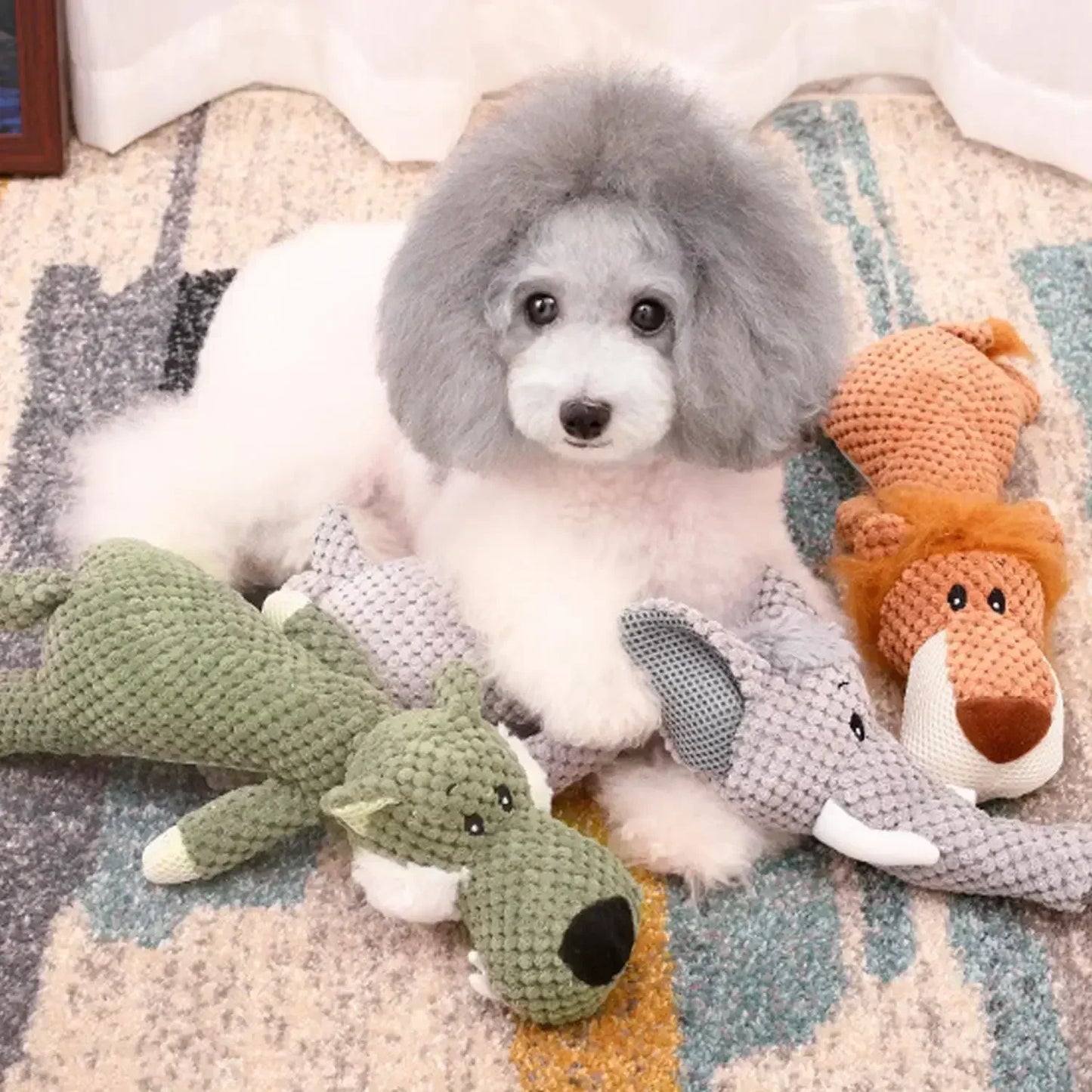 Squeaky toy for large dogs