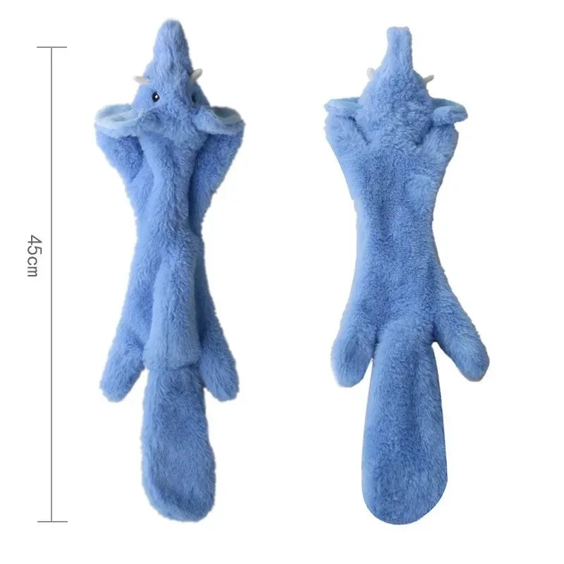Funny animal dog toy with squeakers