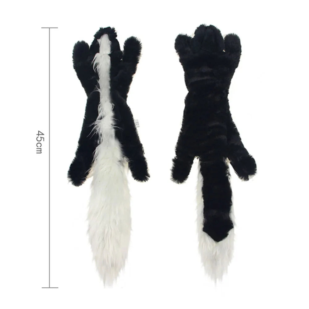 Funny animal dog toy with squeakers