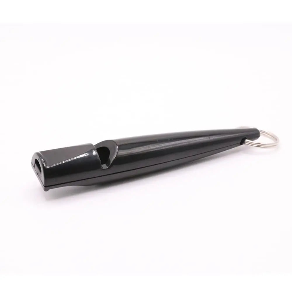 Training whistle for dogs with a leash