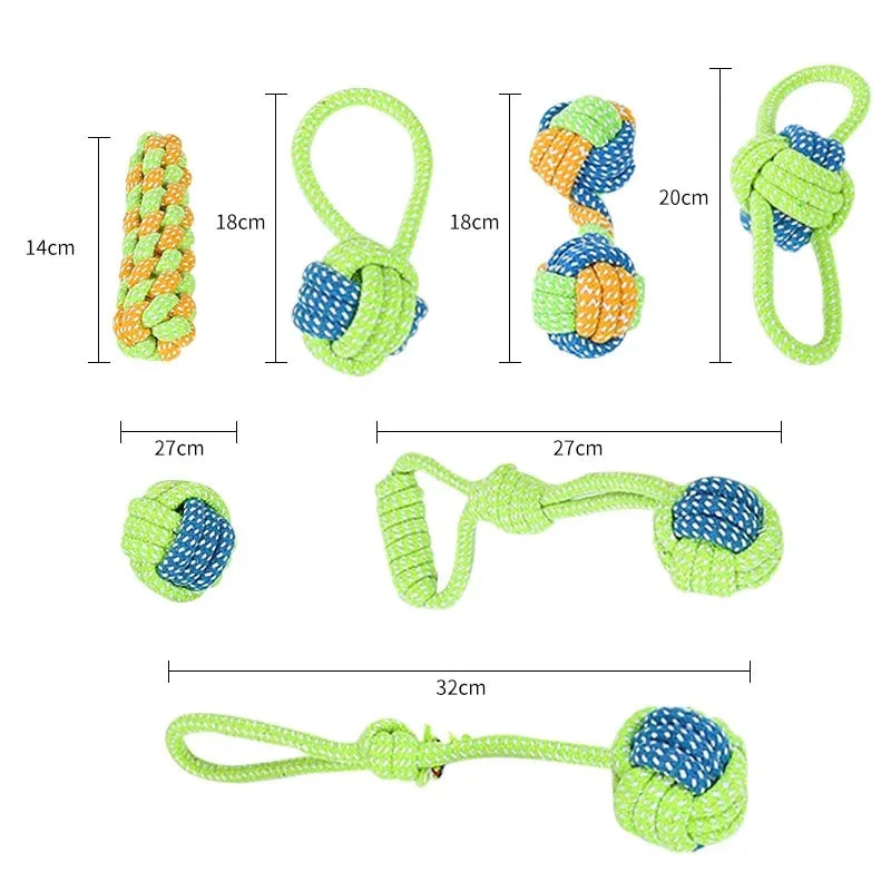 Cotton rope ball toy for dogs