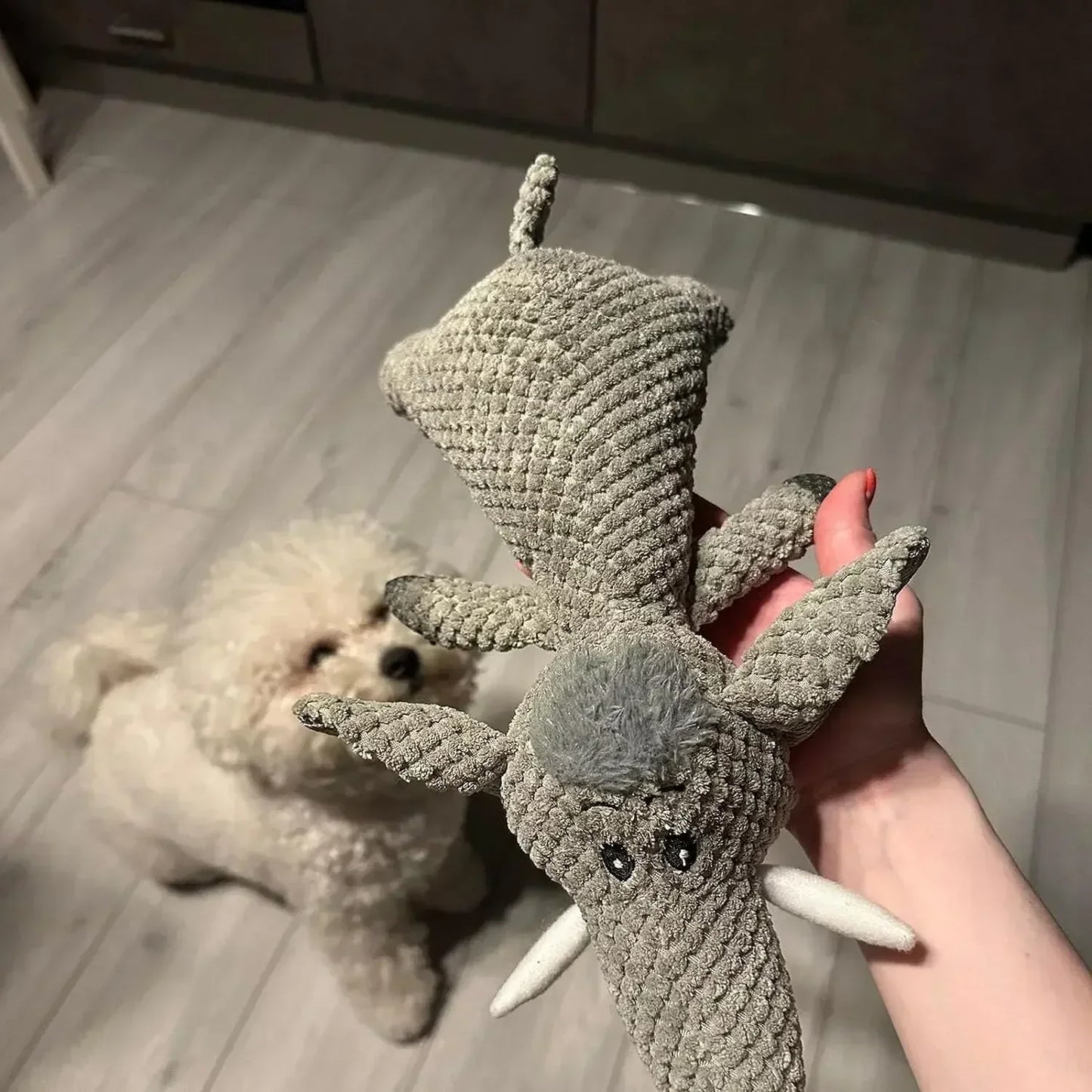 Squeaky toy for large dogs
