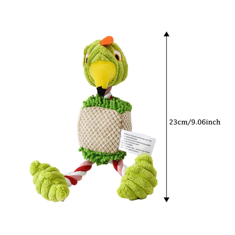 Bird themed squeaky toys for dogs