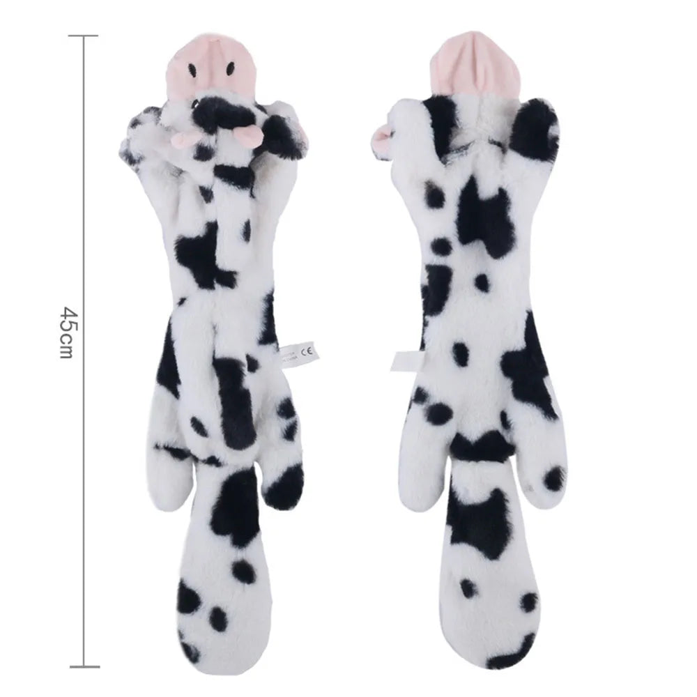 Funny animal dog toy with squeakers
