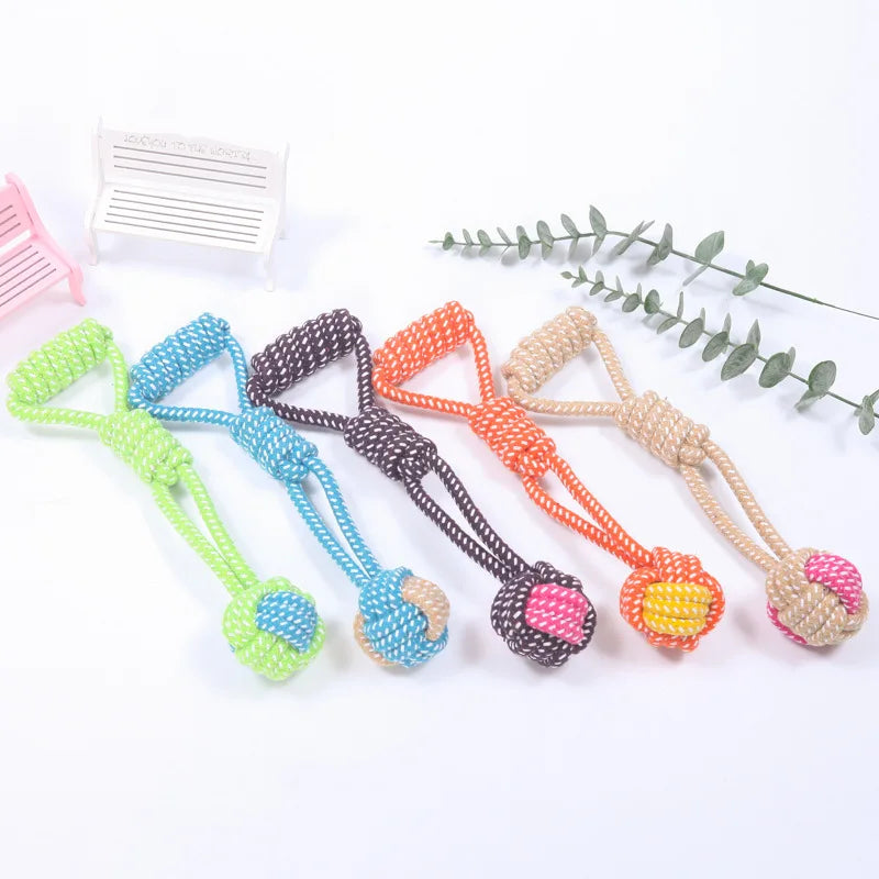 Cotton rope ball toy for dogs