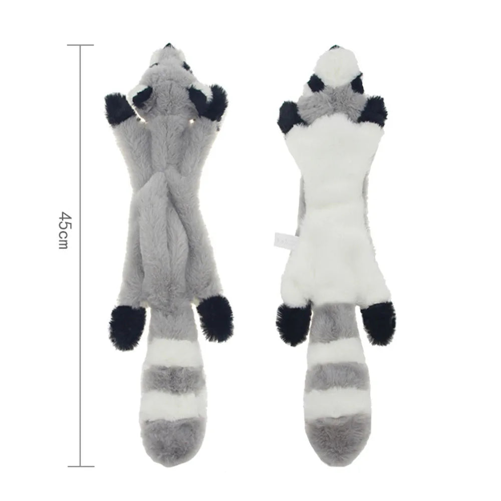 Funny animal dog toy with squeakers